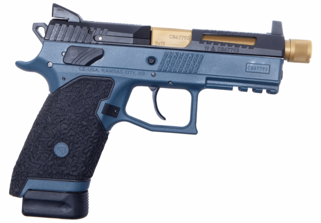 Danger Close Armament Cz P Signature Pistol Blue Titanium Tin Arsenal Engineering