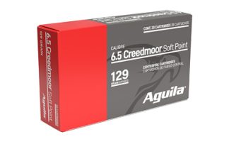 AGUILA 6.5 CREEDMOOR 129GR SP 20/200 AGUILA 6.5 CREEDMOOR 129GR SP 20/200