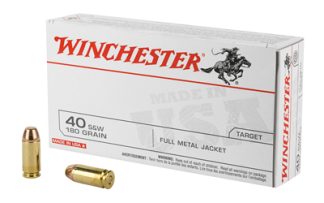 WIN USA 40SW 180GR FMJ 50/500 WIN USA 40SW 180GR FMJ 50/500