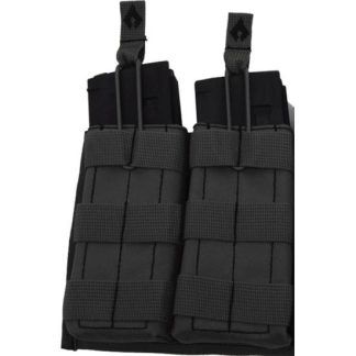 Advance Warrior Solutions Open Top Double Mag Pouch Black Advance Warrior Solutions Open Top Double Mag Pouch Black
