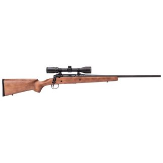 Savage Axis II XP Hardwood Rifle 6.5 Creedmoor 4rd Magazine 22″ Barrel Hardwood Stock with Scope