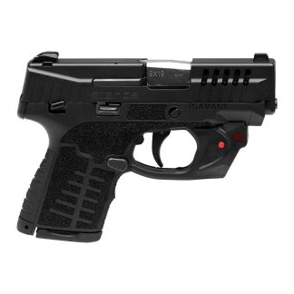 Savage Arms Stance Black Manual Safety Laser Handgun 9mm Luger 7 & 8rd Magazines 3.2″ Barrel Black