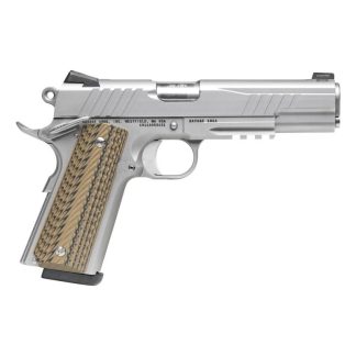 Savage 1911 Gov’t Style Handgun .45 Auto 8rd Magazines (2) 5″ Barrel Stainless Steel with Rail