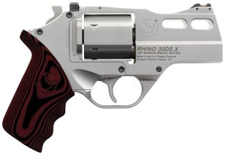 Chiappa Rhino Revolver 30DS X Stainless Steel Handgun .357 Mag 6rd Capacity 3″ Barrel with 3 Moon Clips Chiappa Rhino Revolver 30DS X Stainless Steel Handgun .357 Mag 6rd Capacity 3″ Barrel with 3 Moon Clips