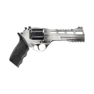 Chiappa Rhino Revolver 60DS Stormhunter Handgun .357 Mag 6rd Capacity 6″ Barrel White Silver with Black Grip Chiappa Rhino Revolver 60DS Stormhunter Handgun .357 Mag 6rd Capacity 6″ Barrel White Silver with Black Grip