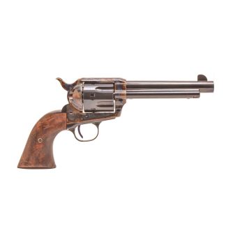 Standard Manufacturing Single Action Revolver .45 Colt 6rd Capacity 5.5″ Barrel Case Colored Once Piece Fancy Grips
