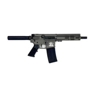 Great Lakes AR-15 Pistol .223 Wylde 30rd Magazine 7.5″ Nitride Barrel Tungsten Finish