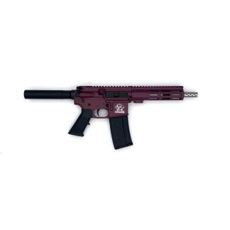 Great Lakes AR-15 Pistol .223 Wylde 30rd Magazine 7.5″ Stainless Barrel Black Cherry Finish