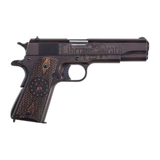 Kahr Arms Liberty Special Edition 1911 Handgun .45 Cal 7rd Magazine 5″ Barrel Engraved Wood Grip
