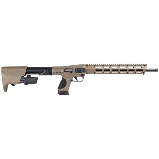 Smith & Wesson M&P FPC Rifle 9mm Luger 17rd (1) & 23rd (2) Magazines 16.25″ Threaded Barrel FDE