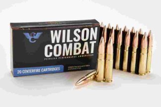Wilson Combat Rifle Ammunition 300 Blackout | 220gr Sierra HPBT 1025 FPS – 16 in Barrel (Subsonic) 20/Box