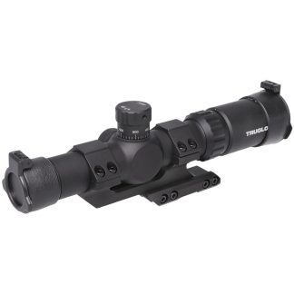Truglo Tru-Brite 30 SeriesTactical Rifle Scope 1-6x24mm 30mm SFP IR Power Ring Duplex Mil-Dot Illum Black Truglo Tru-Brite 30 SeriesTactical Rifle Scope 1-6x24mm 30mm SFP IR Power Ring Duplex Mil-Dot Illum Black