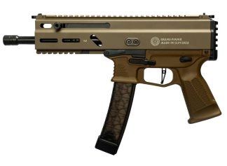 Grand Power Stribog SP9A1 Pistol – FDE | 9mm | 8″ Threaded Barrel | 30rd
