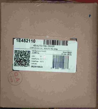 Aguila Ammunition .45 Auto Handgun Ammo – 230 Grain | FMJ | 1000rd Case