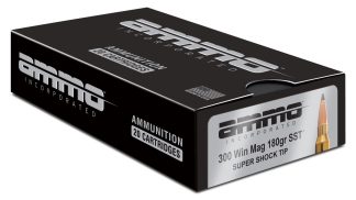 Ammo Inc Signature Hunt .300 Win Mag Rifle Ammo – 180 Grain | Super Shock Tip | 20rd Box