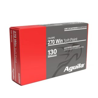 Aguila Ammunition .270 Win Rifle Ammo – 130 Grain | Soft Point | 20rd Box Aguila Ammunition .270 Win Rifle Ammo – 130 Grain | Soft Point | 20rd Box